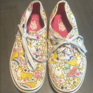 Vans Kids Sneakers - Colorful Cartoon Print